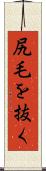 尻毛を抜く Scroll