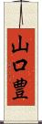 山口豊 Scroll