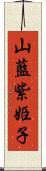 山藍紫姫子 Scroll