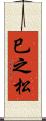 巳之松 Scroll
