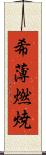 希薄燃焼 Scroll