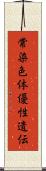常染色体優性遺伝 Scroll