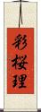 彩桜理 Scroll