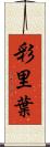 彩里葉 Scroll