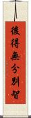 後得無分別智 Scroll