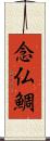 念仏鯛 Scroll