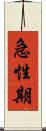 急性期 Scroll