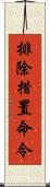 排除措置命令 Scroll