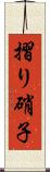 摺り硝子 Scroll