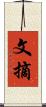 文摘 Scroll