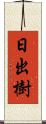 日出樹 Scroll