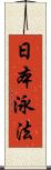 日本泳法 Scroll