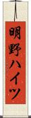 明野ハイツ Scroll