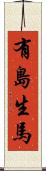 有島生馬 Scroll