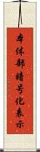 本体部暗号化表示 Scroll