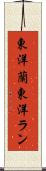 東洋蘭 Scroll