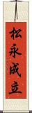 松永成立 Scroll
