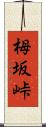 栂坂峠 Scroll