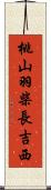 桃山羽柴長吉西 Scroll