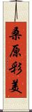 桑原彩美 Scroll