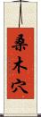 桑木穴 Scroll