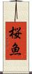 桜魚 Scroll