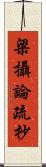 梁攝論疏抄 Scroll