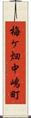 梅ケ畑中嶋町 Scroll