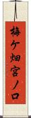 梅ケ畑宮ノ口 Scroll