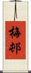 梅邨 Scroll