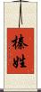 榛姓 Scroll