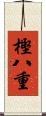 樫八重 Scroll