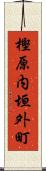 樫原内垣外町 Scroll