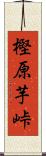 樫原芋峠 Scroll