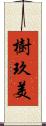 樹玖美 Scroll