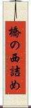 橋の西詰め Scroll