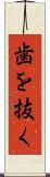 歯を抜く Scroll