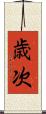 歳次 Scroll