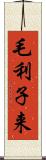 毛利子来 Scroll