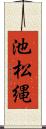 池松縄 Scroll