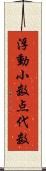 浮動小数点代数 Scroll