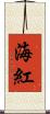 海紅 Scroll