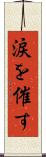 涙を催す Scroll
