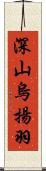 深山烏揚羽 Scroll