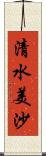 清水美沙 Scroll