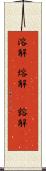 溶解(P) Scroll