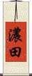濃田 Scroll