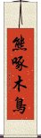 熊啄木鳥 Scroll