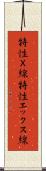 特性Ｘ線 Scroll