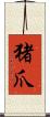 猪爪 Scroll